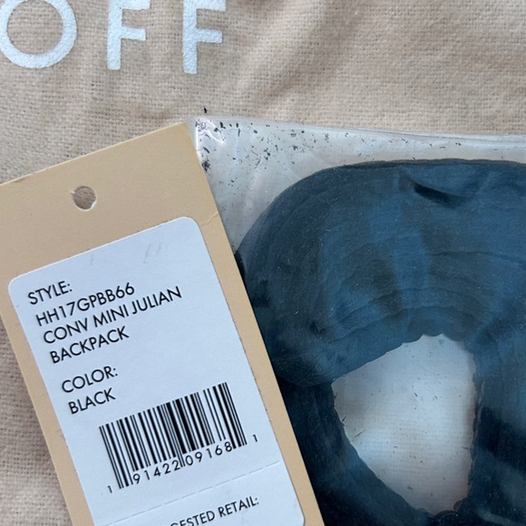 Rebecca Minkoff Mini Julian Leather Convertible Backpack - Picture 8 of 9